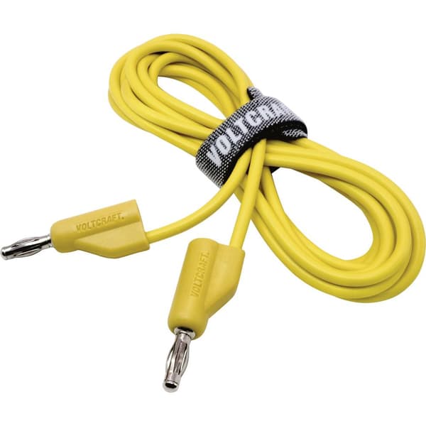 HögflexibelMätledning [Laminerade stickdon 4 mm -Laminerade stickdon 4 mm ] 2.00 m,Gul,MSB-30010 A