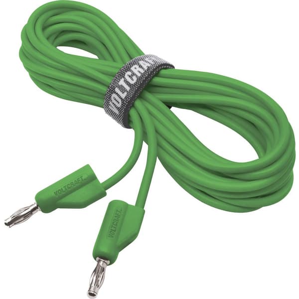 HögflexibelMätledning [Laminerade stickdon 4 mm -Laminerade stickdon 4 mm ] 5.00 m,Grön,MSB-30010 A