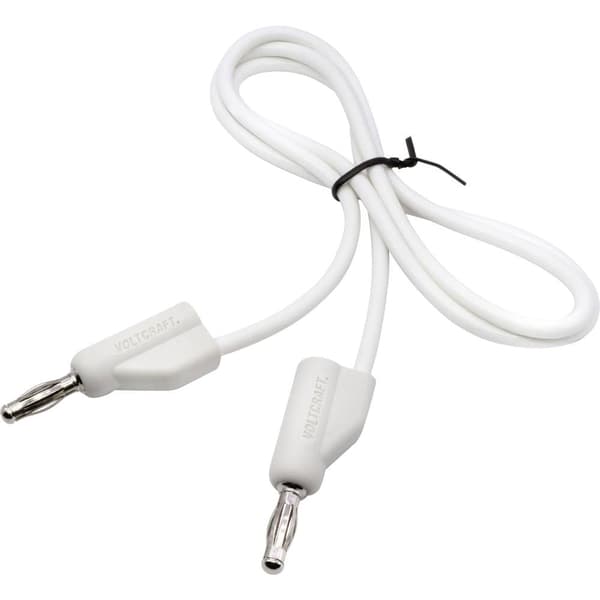 HögflexibelMätledning [Laminerade stickdon 4 mm -Laminerade stickdon 4 mm ] 0.75 m,Vit,MSB-30010 A