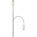 Miniatyrbild 3 av 4: Renkforce USB-kabel USB 2.0 USB-A kontakt, USB-C®-kontakt 1.00 m Silver Kabelmantling av rostfritt stål RF-4888671