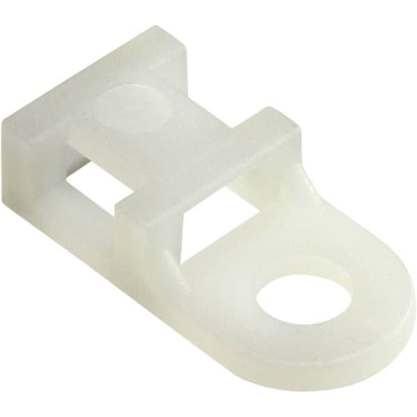 TRU COMPONENTS Monteringssockel skruv TC-6645712 Natur 100 st