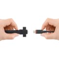 Miniatyrbild 3 av 3: Renkforce USB-kabel USB 3.2 Gen1 (USB 3.0) USB-C®-kontakt, USB-C® uttag 0.25 m Svart skruvbar, Högflexibel RF-3415030