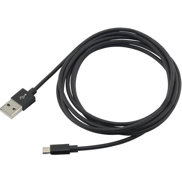 Ansmann USB-kabel USB 2.0 USB-A kontakt, USB-Micro-B-kontakt 2.00 m Svart Aluminiumkontakt, TPE-hölje 1700-0077