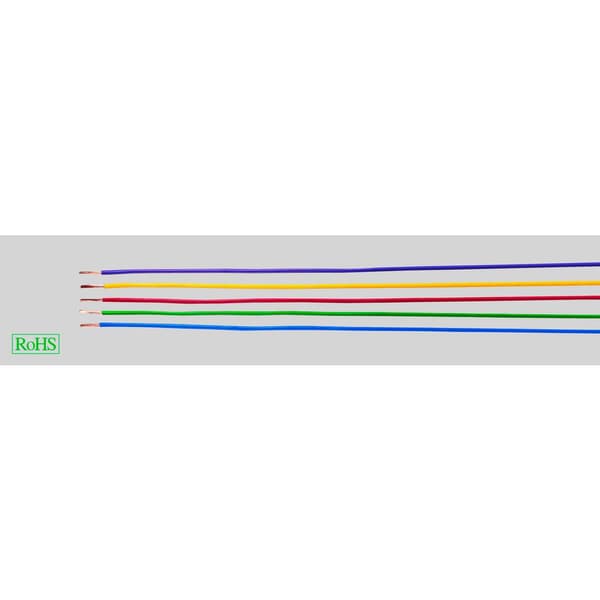 Helukabel 29380 Enkelledare H05V-K 1 x 0.50 mm² Brun, Vit 100 m