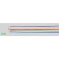 Miniatyrbild 1 av 2: Helukabel 29380 Enkelledare H05V-K 1 x 0.50 mm² Brun, Vit 100 m