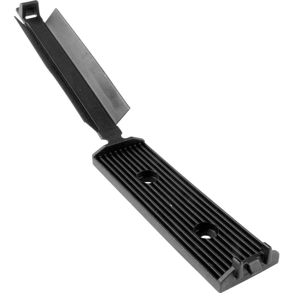 HellermannTyton 151-01562 FKH50APT-I-PA66HIR-BK Monteringssockel självhäftande, skruv med akrylatlim, För flatkabel, Ha