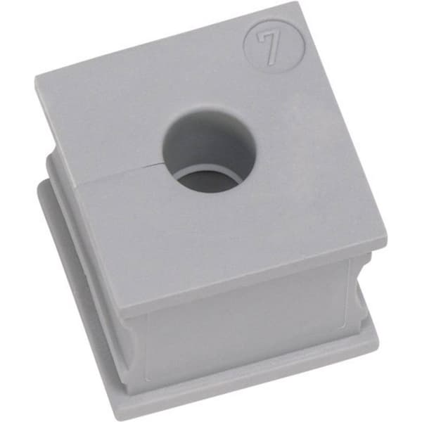 Icotek KT 13 Kabelgenomföring slitsad Kläm-Ø (max.) 14 mm Elastomer Grå 1 st