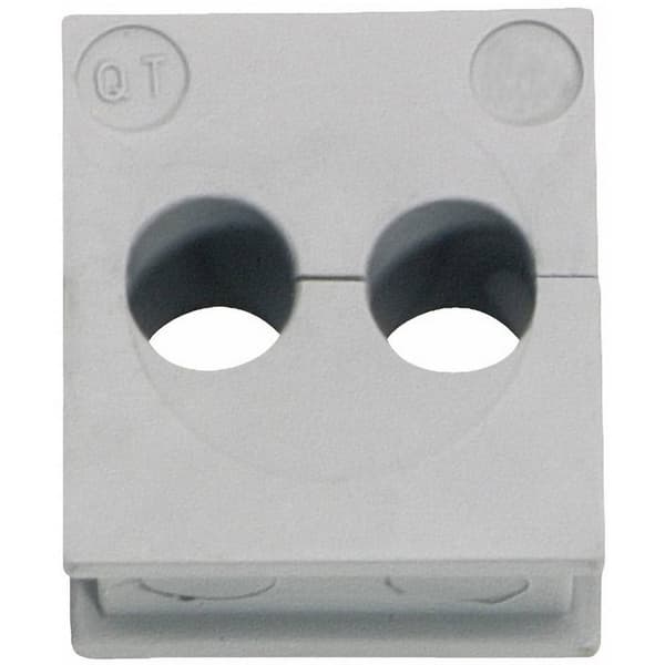 Icotek QT 2/3 Kabelgenomföring Kläm-Ø (max.) 3 mm Elastomer Grå 1 st