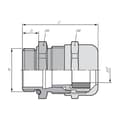 Miniatyrbild 4 av 4: LAPP SKINTOP® MS-M20X1.5 53112020 Kabelförskruvning M20 Mässing Mässing 1 st