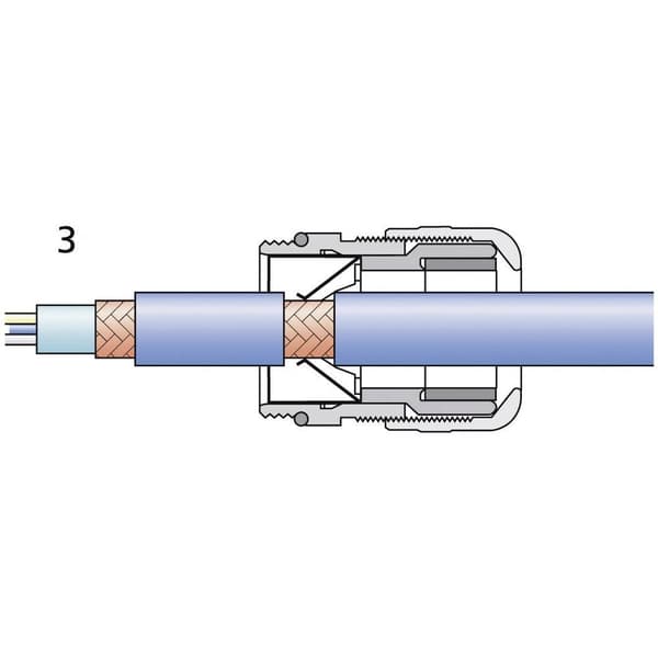 LAPP SKINTOP® MS-SC-M 12X1.5 53112610 Kabelförskruvning M12 Mässing Mässing 1 st