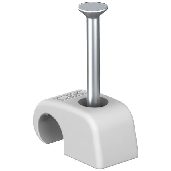OBO Bettermann Plastkrokar 2228858 Bunt Ø-område 14 mm (max) Grå 100 st