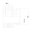 Miniatyrbild 4 av 4: LAPP SKINDICHT® SH PG 7 52000830 Kabelförskruvning PG7 Mässing Mässing 1 st