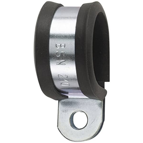 HellermannTyton AFCS40 Fästklämma skruv 166-50606 Bunt Ø-område 40 mm (max) med Kloropren-skyddsprofil Metall, Svart 1