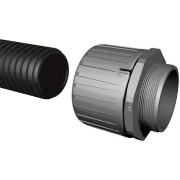 HellermannTyton 166-21600 HGL13-S-M16 Slangskruvlåsning Svart M16 9.80 mm Rak 1 st