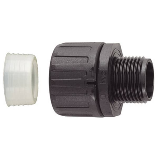 HellermannTyton 166-21600 HGL13-S-M16 Slangskruvlåsning Svart M16 9.80 mm Rak 1 st