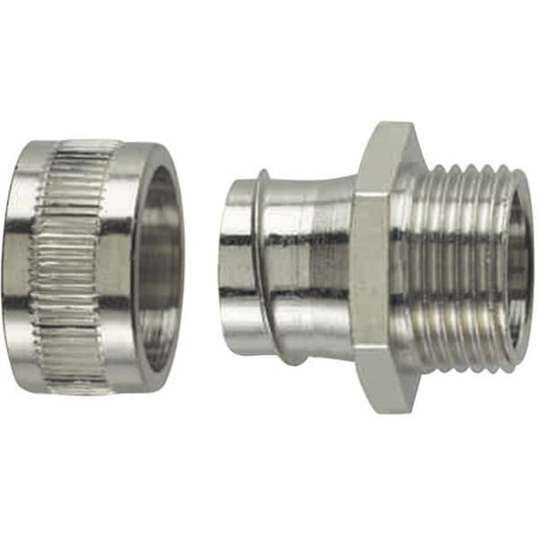HellermannTyton 166-30300 SC10-FM-M12 Slangskruvlåsning Metall 6.80 mm Rak 1 st