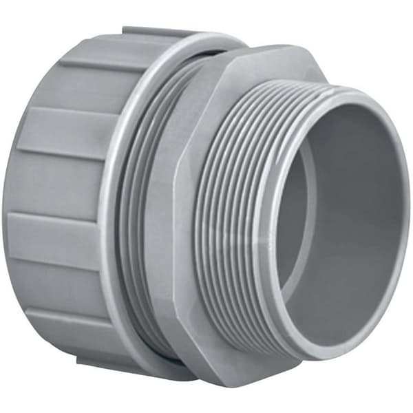 HellermannTyton 166-40705 PSR25-S-M25 Slangskruvlåsning Grå M25 21 mm Rak 1 st