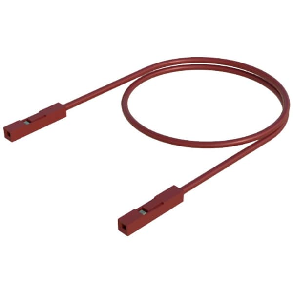 SKS Hirschmann MKL 0,64/25-0,25 rt Mätledning 0.64 mm hylsdon 0.64 mm hylsdon 25.00 cm Röd 1 st