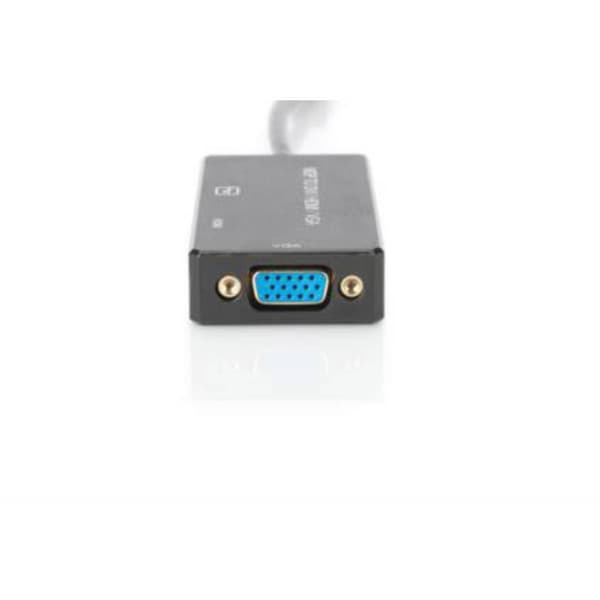 Digitus AV Konverter AK-340419-002-S [Mini-DisplayPort - HDMI, DVI, VGA] 3840 x 2160 Pixel