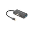 Miniatyrbild 1 av 4: Digitus AV Konverter AK-340419-002-S [Mini-DisplayPort - HDMI, DVI, VGA] 3840 x 2160 Pixel