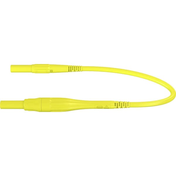 Stäubli XSMF-419 Mätledning Laminerade stickdon 4 mm Laminerade stickdon 4 mm 1.00 m Gul 1 st