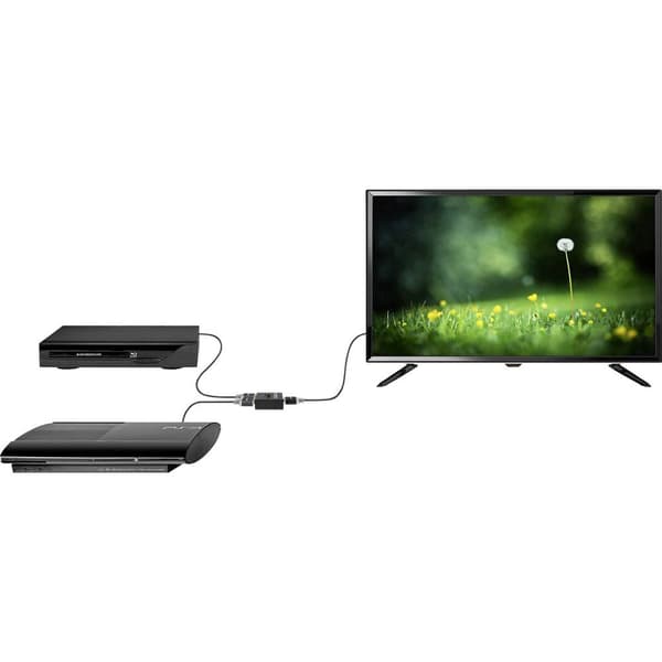 SpeaKa Professional SP-7141056 2 Port HDMI-Switch UHD 4K @ 60 Hz