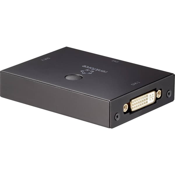 Renkforce 2 Port DVI-Switch dubbelriktad Full HD 1080p @ 60 Hz