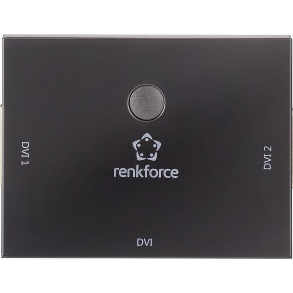 Renkforce 2 Port DVI-Switch dubbelriktad Full HD 1080p @ 60 Hz