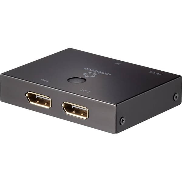 Renkforce 2 Port DisplayPort-switch dubbelriktad 3840 x 2160 pixel