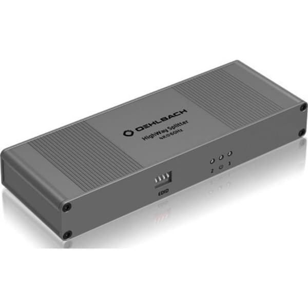 Oehlbach Highway Splitter 1 till 2 HDMI-Splitter 3840 x 2160 pixel