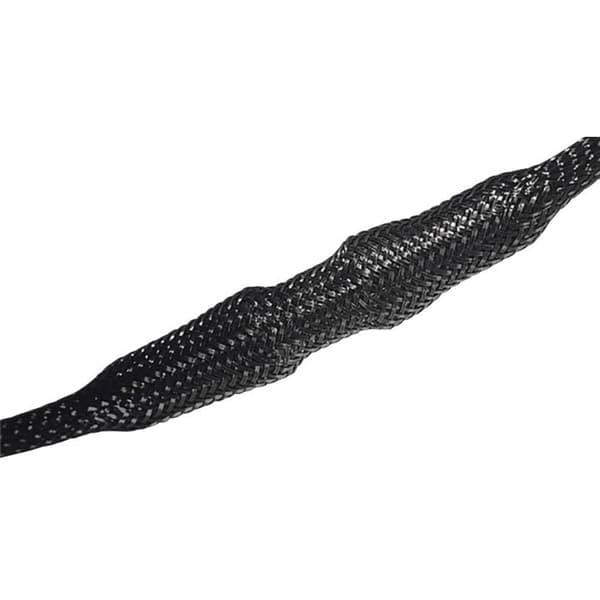 HellermannTyton 170-10800 HEGP08-PET-BK Flätad slang Svart Polyester 5 till 12 mm 100 m