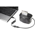 Miniatyrbild 4 av 4: Renkforce USB-kabel USB 2.0 USB-A kontakt, USB-B kontakt 0.25 m Svart inkl. strömbrytare, guldpläterad kontakt RF-33466