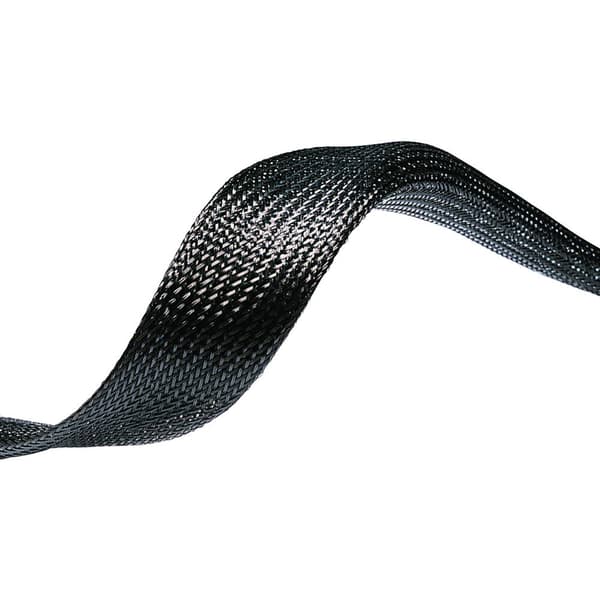 HellermannTyton 170-80531 HEGPL30-PET-BK Flätad slang Svart Polyester 18 till 55 mm 50 m