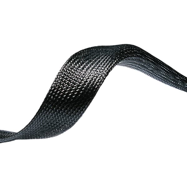 HellermannTyton 170-80531 HEGPL30-PET-BK Flätad slang Svart Polyester 18 till 55 mm 50 m