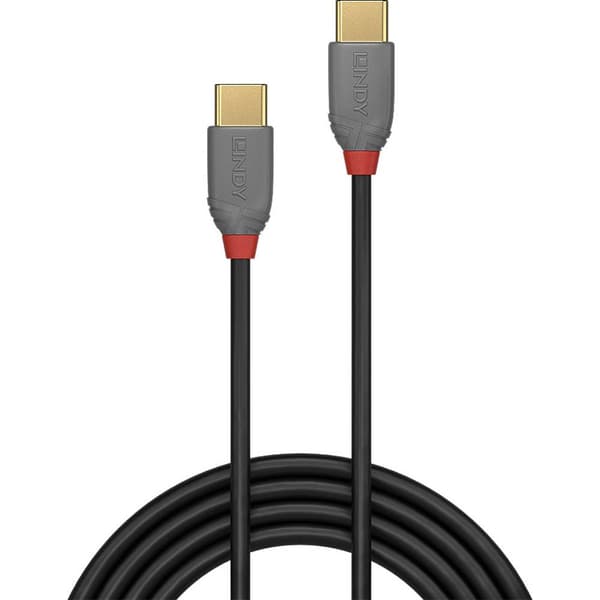 LINDY USB-kabel USB 2.0 USB-C®-kontakt, USB-C®-kontakt 2.00 m Svart 36872