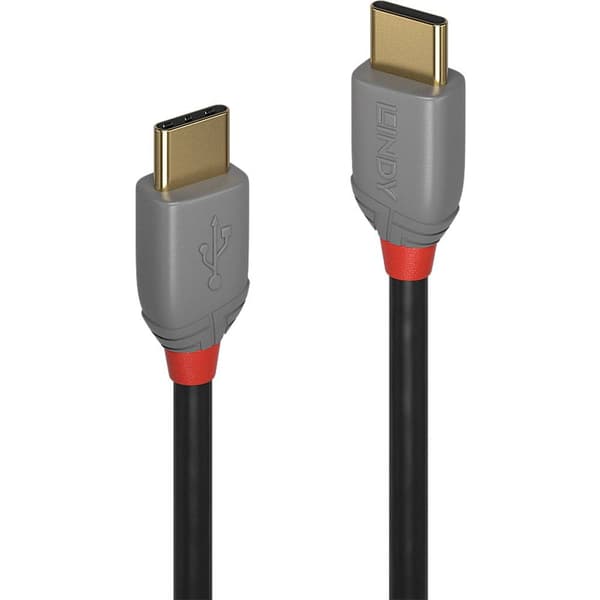 LINDY USB-kabel USB 2.0 USB-C®-kontakt, USB-C®-kontakt 2.00 m Svart 36872