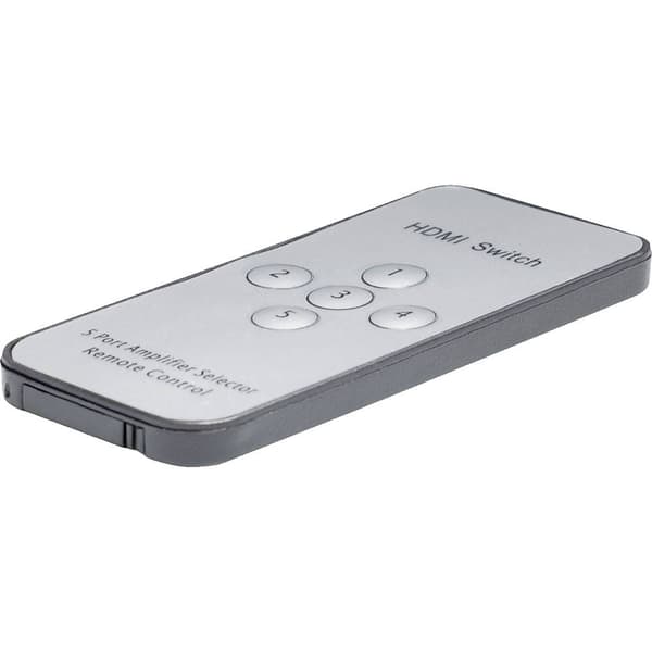Maxtrack CS 1-5 L HDMI-Switch med fjärrkontroll Svart