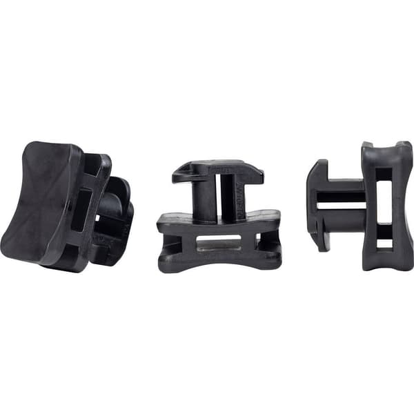 HellermannTyton ACFM8W6.2PT3-PA66/6HIRHS-BK Monteringsfäste för kabelbindning Profilskena 151-03249 Värmestabiliserat,