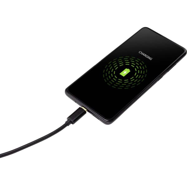 Renkforce USB-kabel USB 2.0 USB-A kontakt, USB-C®-kontakt 1.80 m Svart Tillämplig kontakt på båda sidor RF-4547682