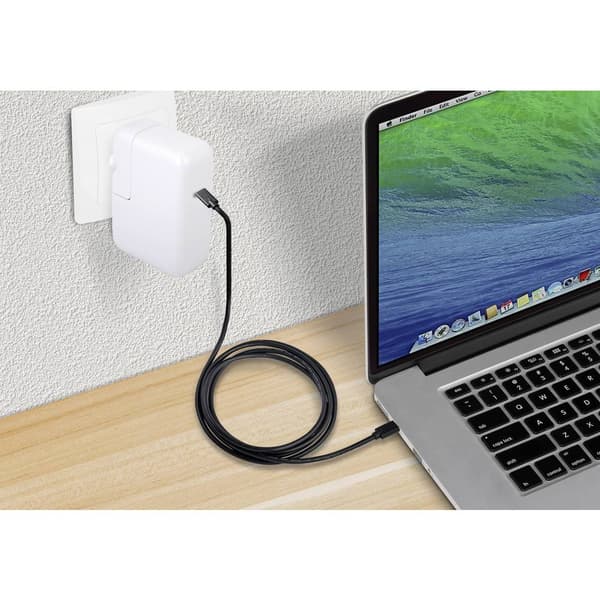 Renkforce USB-kabel USB 3.2 Gen2x2 USB-C®-kontakt 2.00 m Svart Skärmad RF-4531576