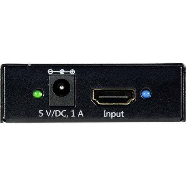 SpeaKa Professional SP-HDS-220 1+2 Port HDMI-Splitter Ultra HD-kapabel 3840 x 2160 pixel Svart