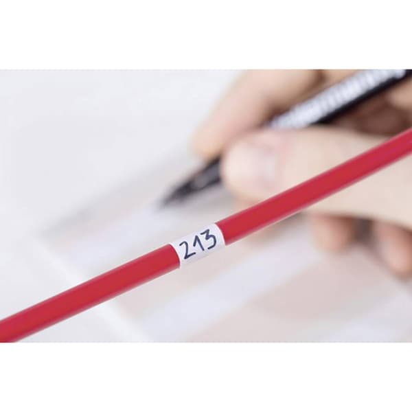 HellermannTyton 598-40402 HSMB-C4-1402-WH-1402-CL/WH Etikett-kabellaminerare Vit 1 st