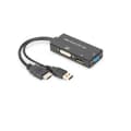 Miniatyrbild 1 av 4: Digitus AV Konverter AK-330403-002-S [HDMI - DVI, VGA, DisplayPort] 3840 x 2160 Pixel