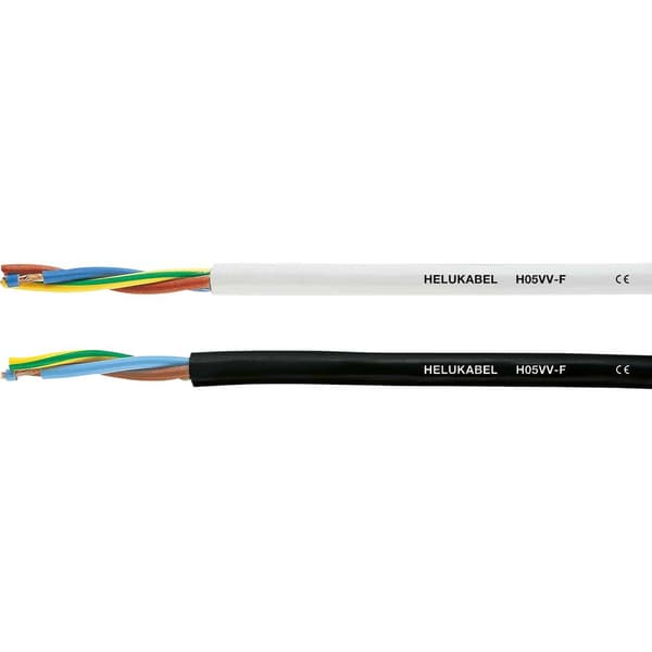 Helukabel H05VV-F Slangledning 3 G 1.50 mm² Svart 29468 100 m