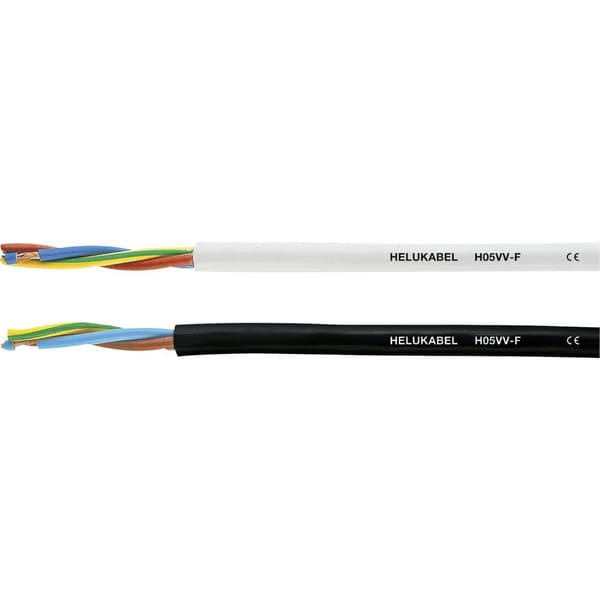 Helukabel H05VV-F Slangledning 3 G 1.50 mm² Svart 29468 100 m