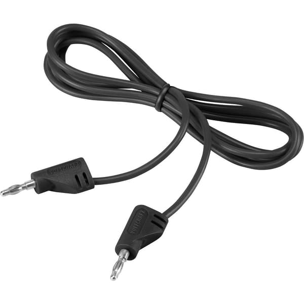 VOLTCRAFT MSB-200 Mätledning Laminerade stickdon 2 mm Laminerade stickdon 2 mm 0.90 m Svart 1 st