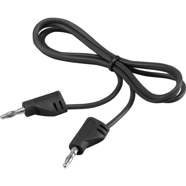 VOLTCRAFT MSB-200 Mätledning Laminerade stickdon 2 mm Laminerade stickdon 2 mm 0.60 m Svart 1 st