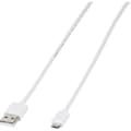 Miniatyrbild 1 av 3: Vivanco USB-kabel USB 2.0 USB-A kontakt, USB-Micro-B-kontakt 1.00 m Vit 39451
