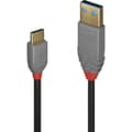Miniatyrbild 1 av 4: LINDY USB-kabel USB 2.0 USB-A kontakt, USB-C®-kontakt 0.50 m Svart 36885