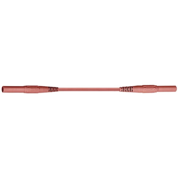 Stäubli XMF-419 Säkerhets-mätledning Laminerade stickdon 4 mm Laminerade stickdon 4 mm 1.00 m Röd 1 st